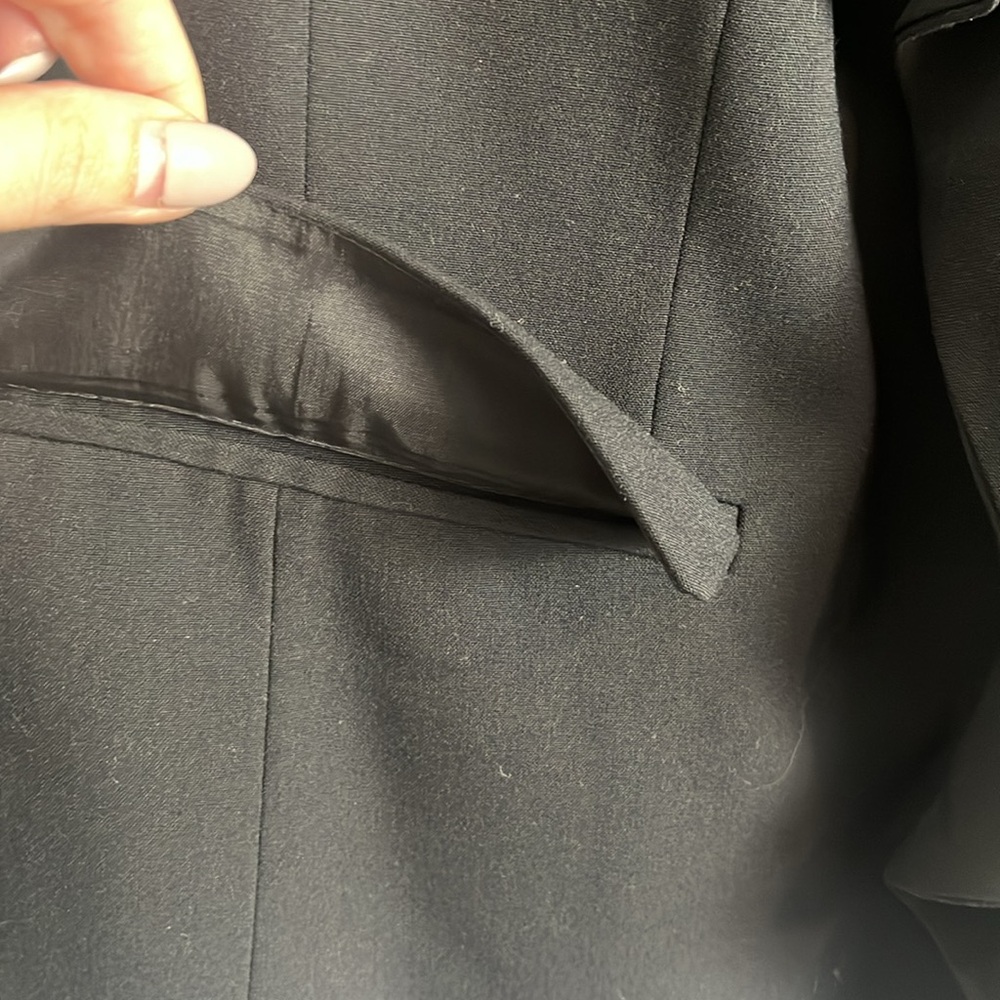 Anne Klein Black Blazer Jacket - Picture 4 of 11
